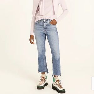 NWT J. Crew 9” Billie Demi Boot Crop Jeans in Clara 28